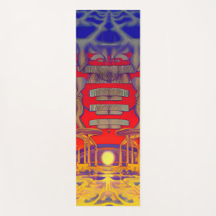 Tapis De Yoga Dreamland psychédélique