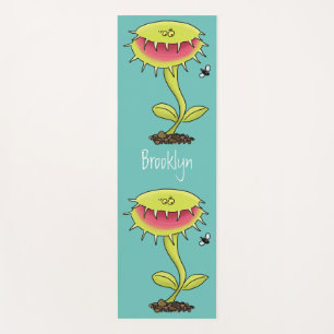 Tapis De Yoga Drôle carnivore Vénus piège à mouches plante dessi