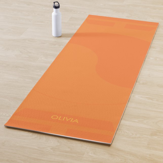 Tapis De Yoga Dualité | Oranges personnalisées (En situation)