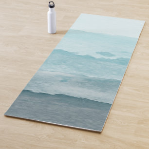 Tapis De Yoga Eau bleu mer Abstraite