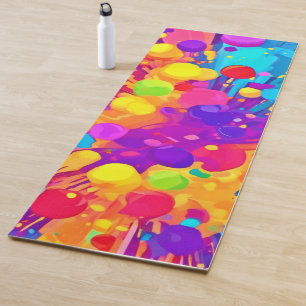 Tapis De Yoga Éclat de couleur dynamique