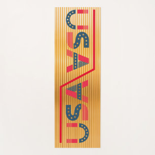 Tapis De Yoga Eco Convivial Texture en bois Yoga Mat