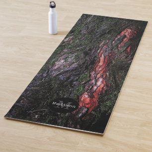 Tapis De Yoga Écorce de bois mossy roux Monogram