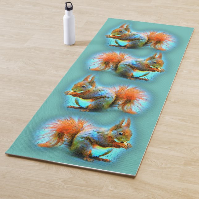 Tapis De Yoga Écureuil au style moderne (En situation)