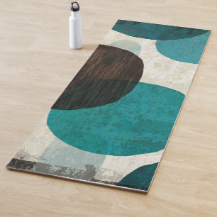 Tapis De Yoga Égouttements bleus