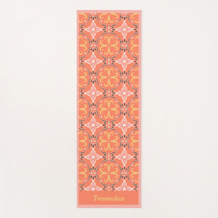 Tapis De Yoga Elégant Conception de Peach Rose Sud-Ouest Yoga Na