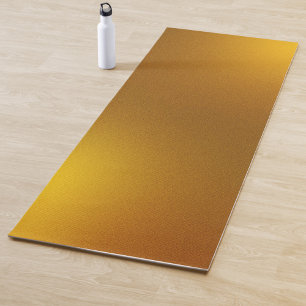 Tapis De Yoga Élégant dégradé doré couleur mat yoga