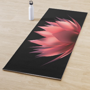 Tapis De Yoga Élégant Lotus Black