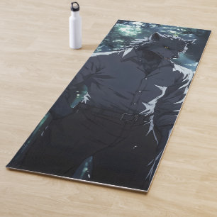 Tapis De Yoga Élégant loup-garou Anime