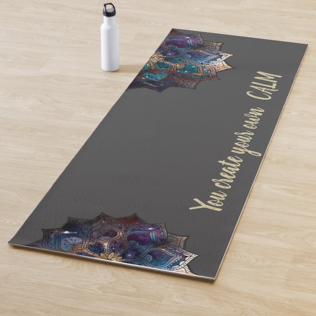 Tapis De Yoga Elégant Mandala Moderne - Vous Créez Votre Propre  (En situation)