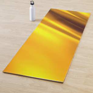 Tapis De Yoga Elégant Satin Or Faux Texture Look
