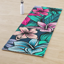Elegant Vintage Tropical Flowers and Leaves |