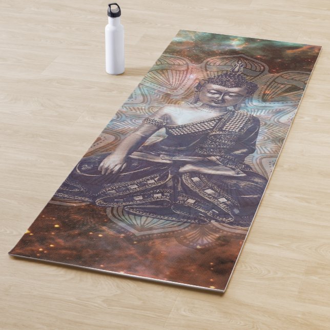 Tapis De Yoga Elégante méditation Bouddha Yoga Mat (En situation)