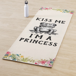 Tapis De Yoga Embrasse-moi Je suis une princesse Yoga Mat