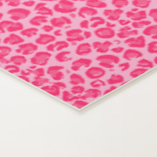 Tapis De Yoga Empreinte de léopard Pink Cheetah