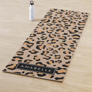 Tapis De Yoga Empreinte de léopard, Spots, Leopard Brown, Votre 