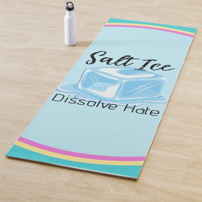 Tapis de yoga en glace salée (En situation)