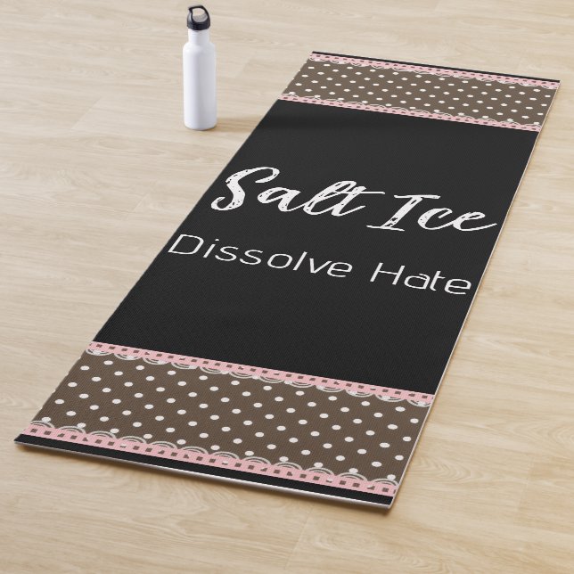 Tapis de yoga en glace salée (En situation)