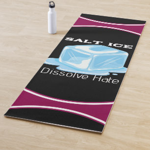 Tapis de yoga en glace salée
