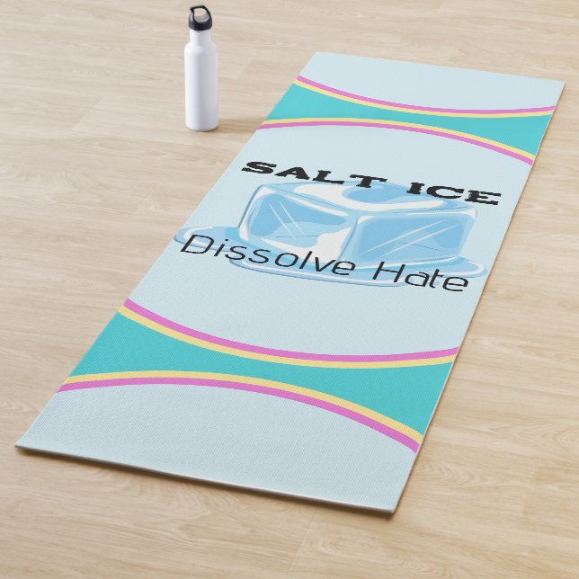Tapis de yoga en glace salée (En situation)
