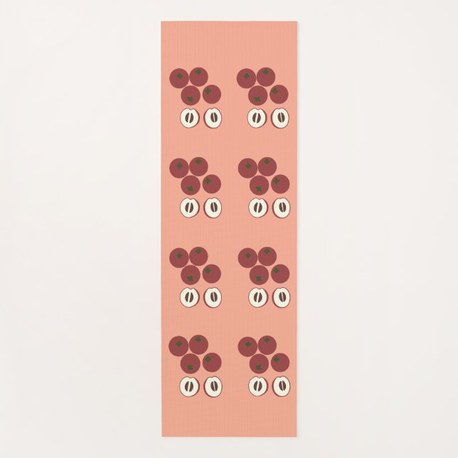 Tapis de yoga en pomme velvet (Devant)