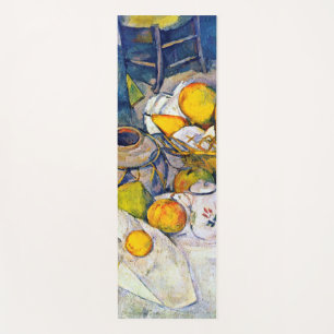 Tapis De Yoga Encore la vie avec panier de fruits, Paul Cezanne