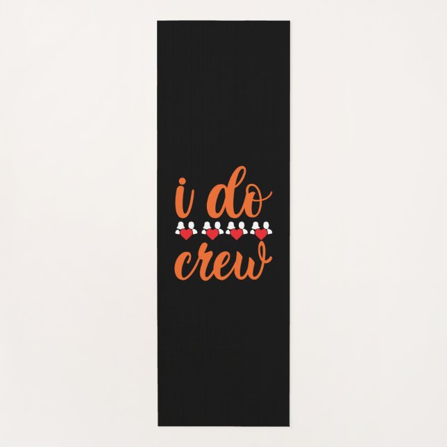Tapis De Yoga Équipage mariage I Do (Devant)