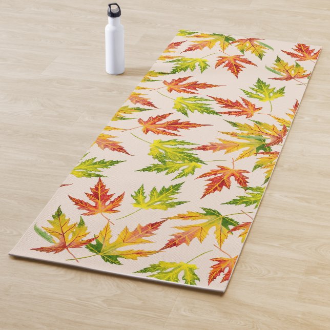 Tapis De Yoga Érable d'argent sur une boîte de Yoga (En situation)