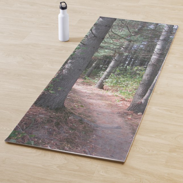 Tapis De Yoga Essai forestier et arbres Yoga Mat (En situation)