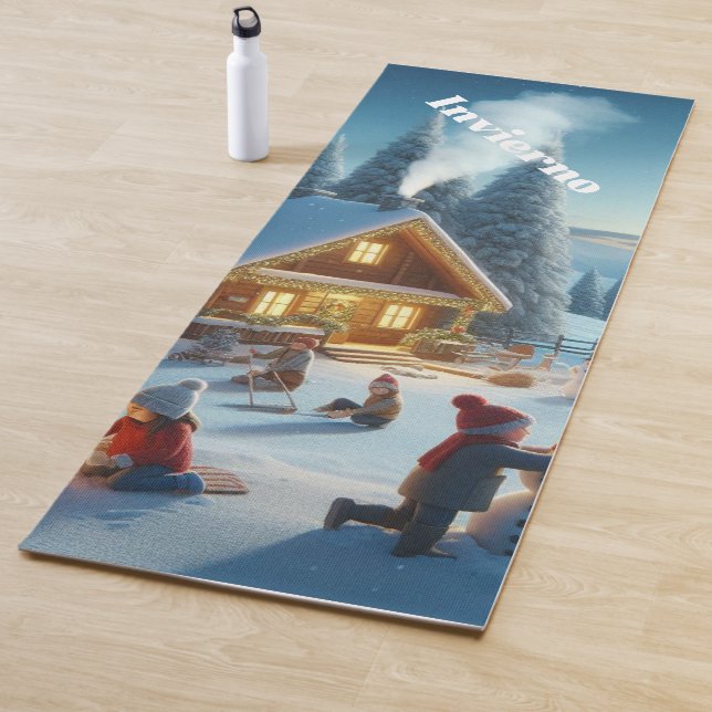 Tapis De Yoga Esteras de Yoga y ejercicios para el invierno (En situation)