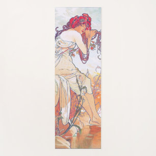 Tapis De Yoga Été (Quatre Saisons), Alphonse Mucha