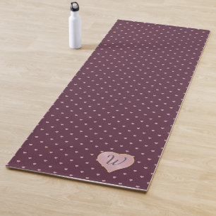 Tapis De Yoga Étoiles dans les coeurs sur Port Yoga Mat