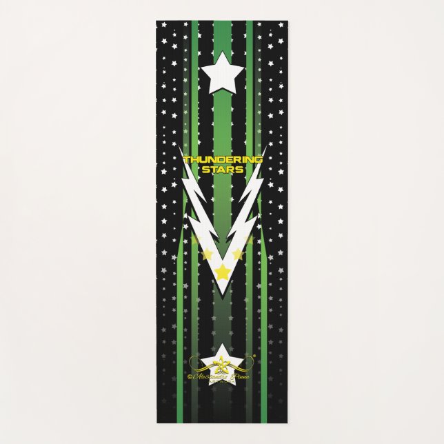 Tapis De Yoga Étoiles de tonnerre (Devant)