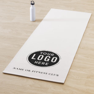 Tapis De Yoga Exercice Modèle du logo de l'entreprise