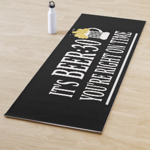 Tapis De Yoga Exercice potable drôle de yoga de la bière trent