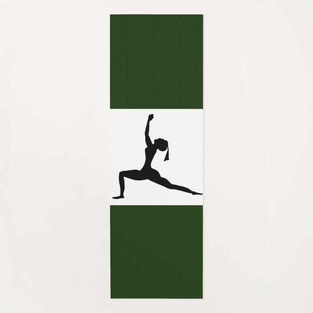 Tapis De Yoga Exercice - Vert (Devant)
