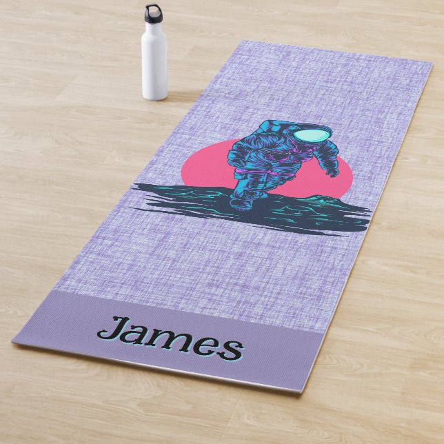 Tapis de Yoga Explorateur de l'Espace Personnalisé (En situation)