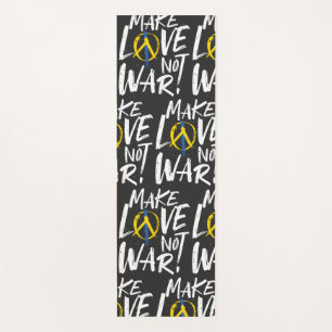 Tapis De Yoga Faire l'amour et non le soutien à la guerre en Ukr