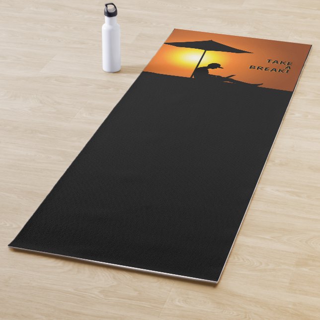 Tapis De Yoga "Faites une pause !" (En situation)