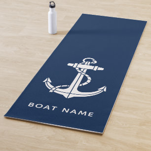 Tapis De Yoga Famille d'ancres nautiques Croisière Cadeau person