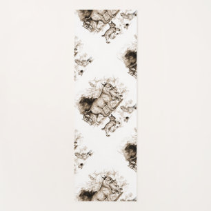 Tapis De Yoga Famille du Lynx roux