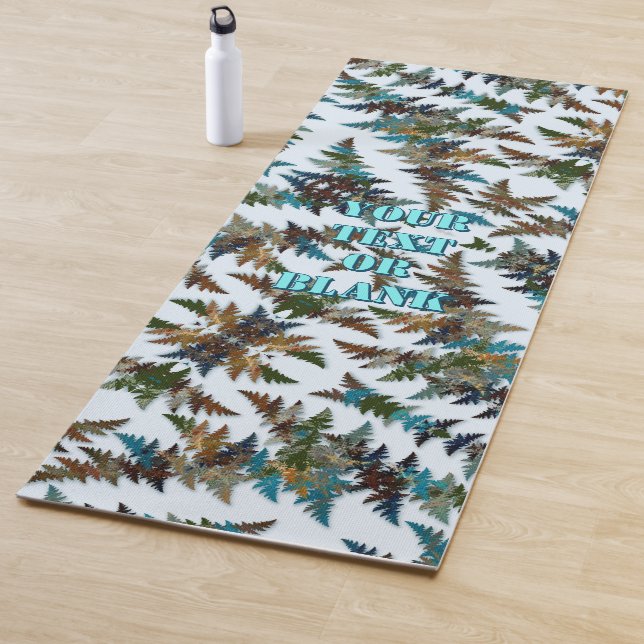 Tapis De Yoga Fanciful Fractal Arctic Camouflage (En situation)