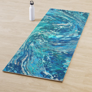 Tapis De Yoga Fantastique onde Abstraite