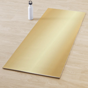 Tapis De Yoga Faux Gold Fitness Moderne Élégant Modèle tendance