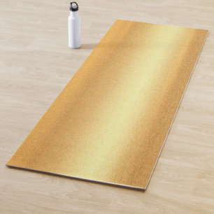Tapis De Yoga Faux Gold Fitness Moderne Élégant Modèle tendance
