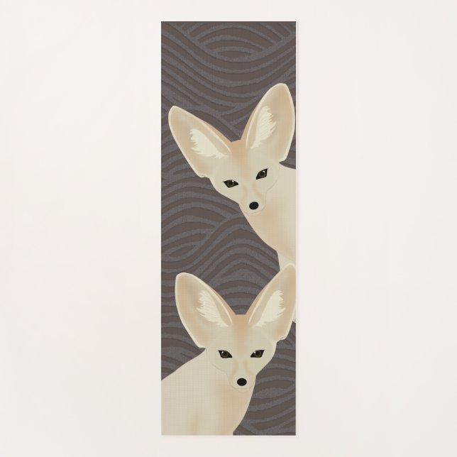 Tapis De Yoga Fennec Renards Yoga Mat (Devant)