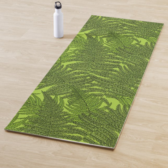 Tapis De Yoga Ferme en vert (En situation)