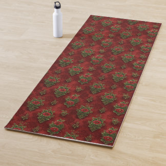 Tapis De Yoga Festive Damask 