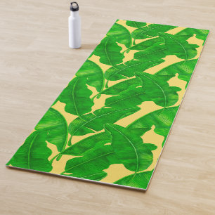Tapis De Yoga Feuilles de bananes