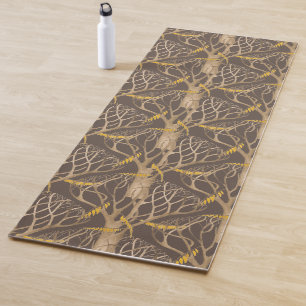 Tapis De Yoga Fin de l'automne sur un Yoga Mat
